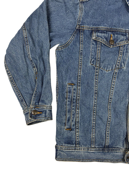 Denim Gear Retro Midwash Blue Cotton Jacket Medium