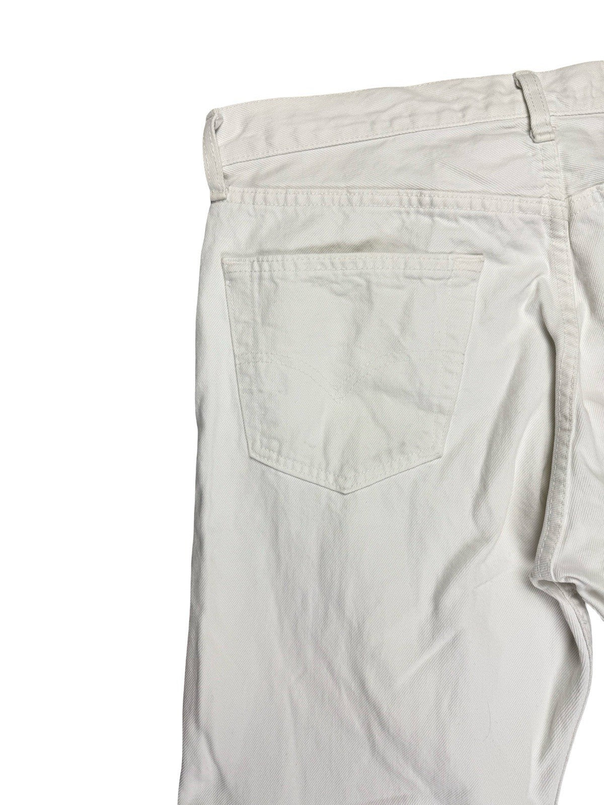 Levi's 501 Vintage 90's White Denim Jeans 33W 32L