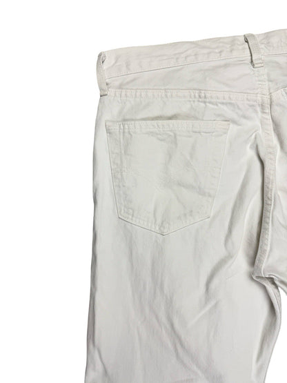 Levi's 501 Vintage 90's White Denim Jeans 33W 32L
