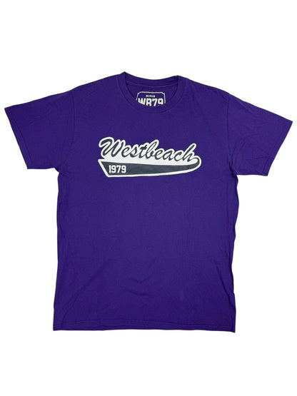 Westbeach Purple Printed Logo Top Medium