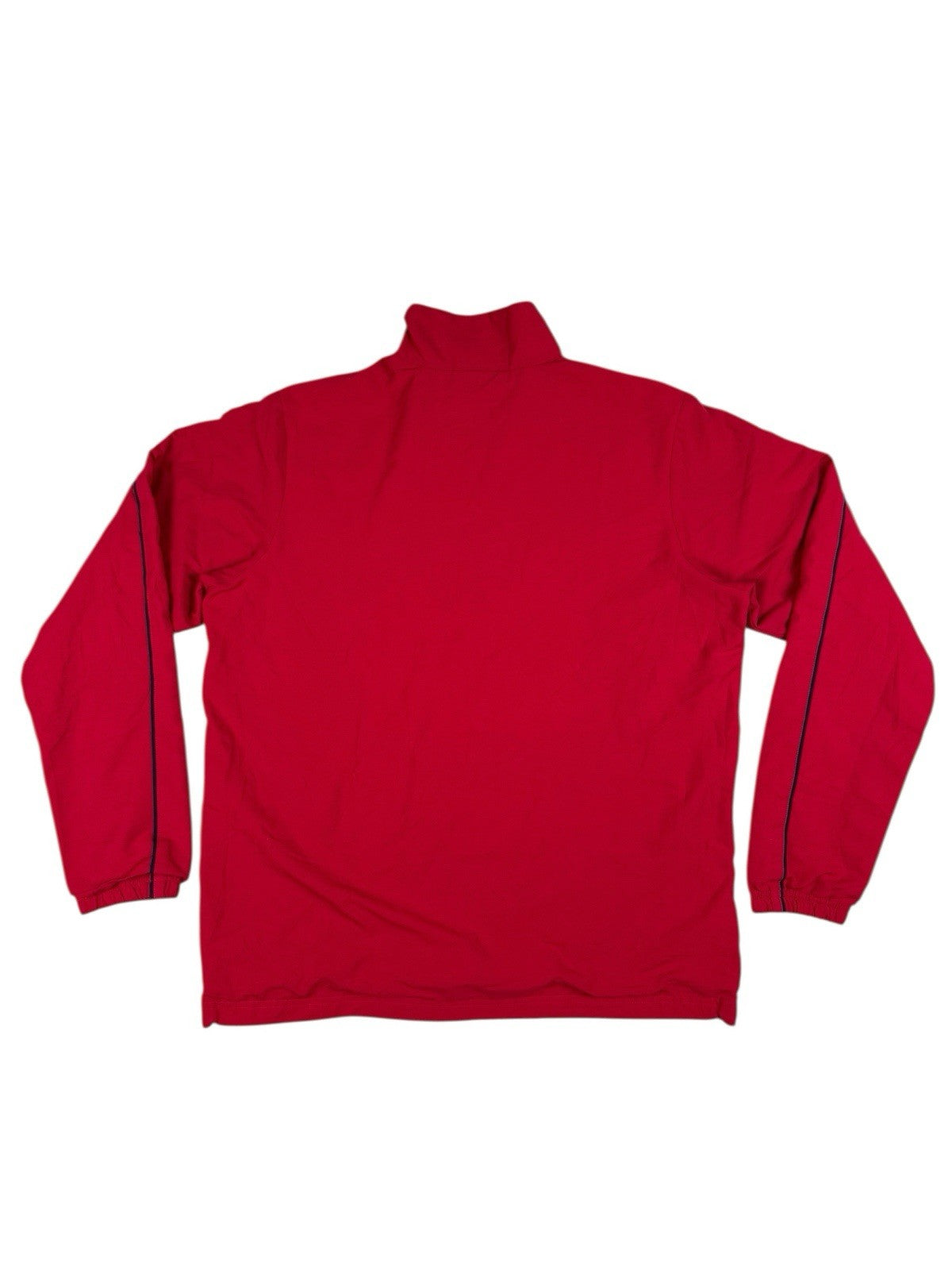 Adidas Vintage Red Zip Through Lined Track Jacket Size 18