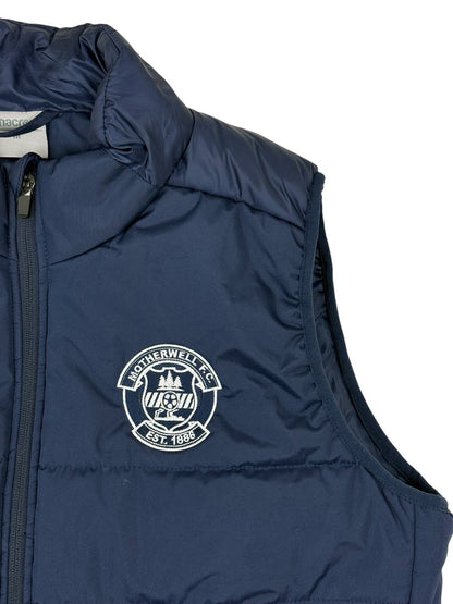 Motherwell FC Blue Puffer Gilet Medium