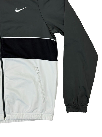 Nike Grey Zipped Track Jacket Medium