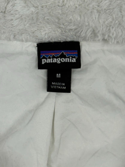 Patagonia White Los Gatos Fleece Gillet Bodywarmer Medium