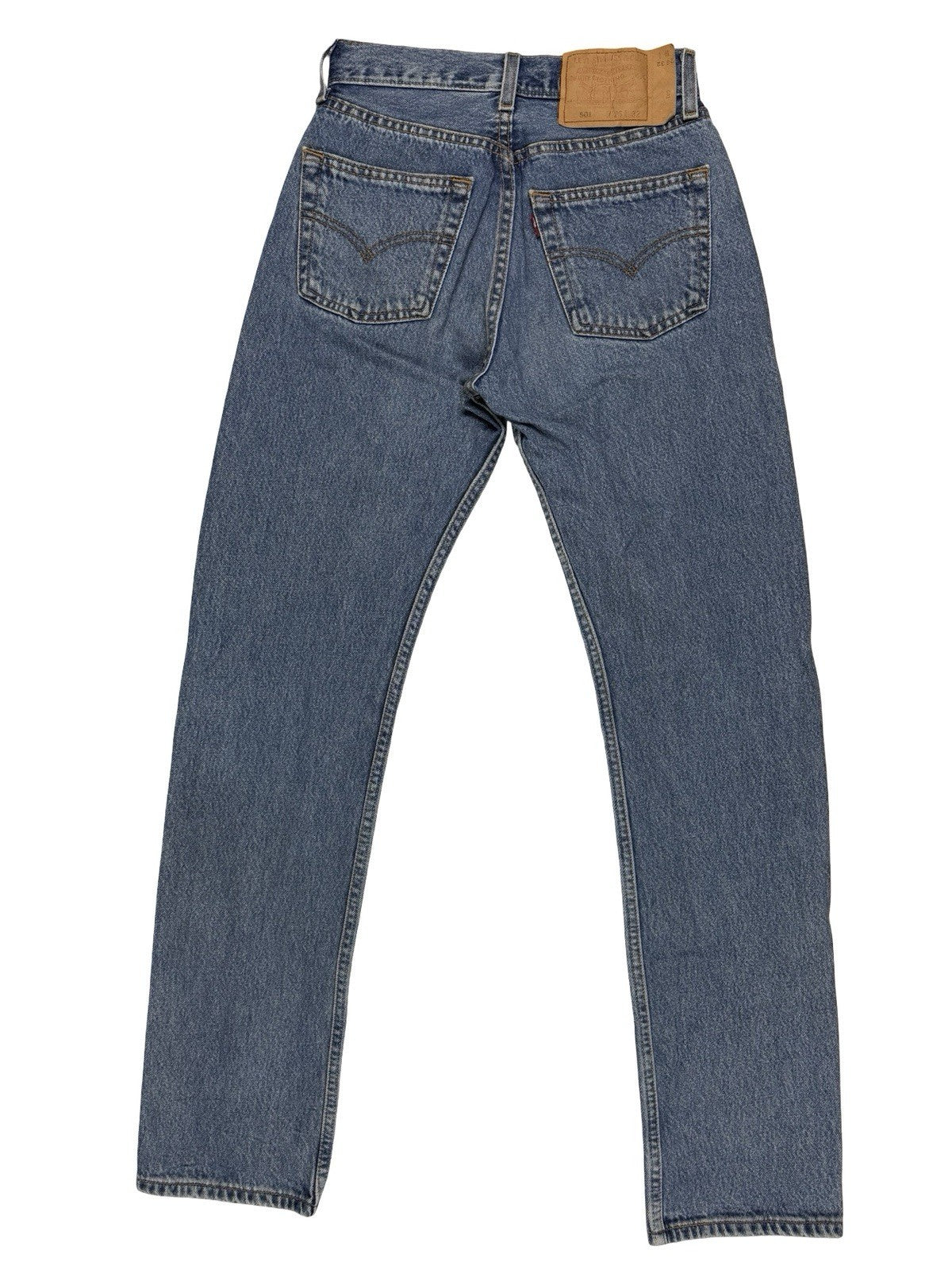 Levi's 501 Vintage 90's Y2K Blue Denim Straight Leg Jeans 26W 32L