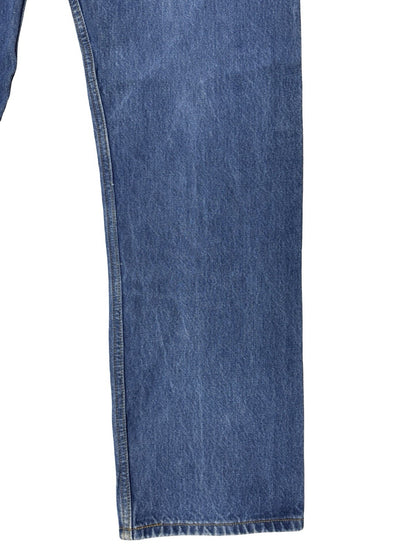 Levi's 501 Original Blue Straight Leg Button Fly Denim Jeans 38W 32L