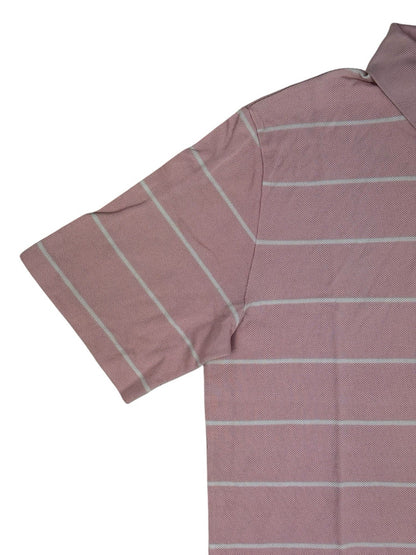 Polo Ralph Lauren Retro Pink Striped Golf Polo Medium