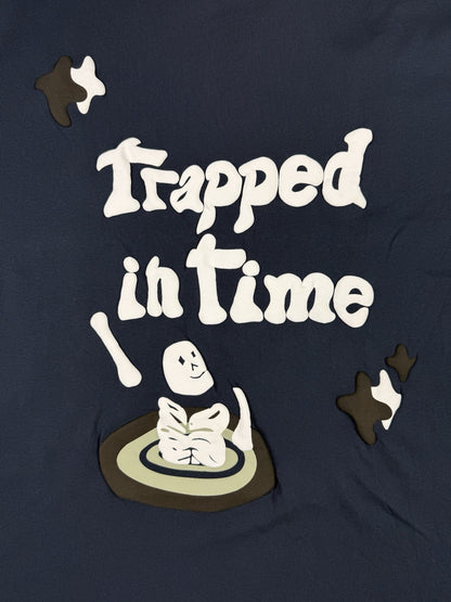 Broken Planet Blue Trapped In Time Graphic Top Medium
