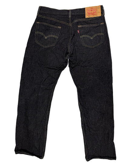 Levi's 501 Dark Blue Denim Jeans 36W 32L