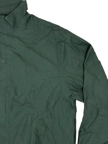 LL Bean Green Retro Zip Windbreaker Jacket XL