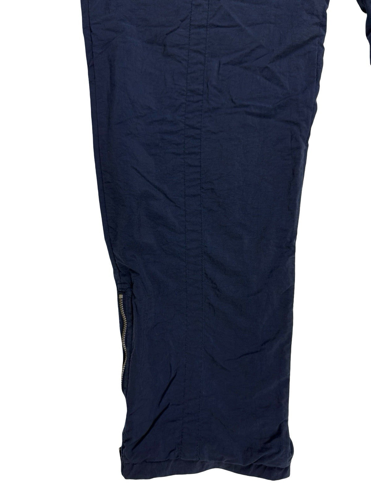 Reebok Vintage Lined Blue Tracksuit Bottoms Trousers XL