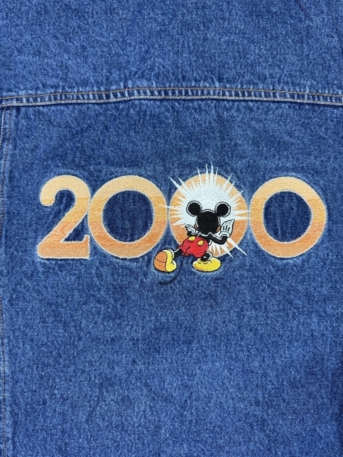 Vintage Disney Blue Denim Millenium Jacket 2000 Medium