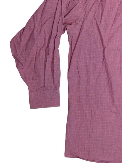 Tommy Hilfiger Pink Long Sleeve Collared Shirt 2XL Tall 19in Collar