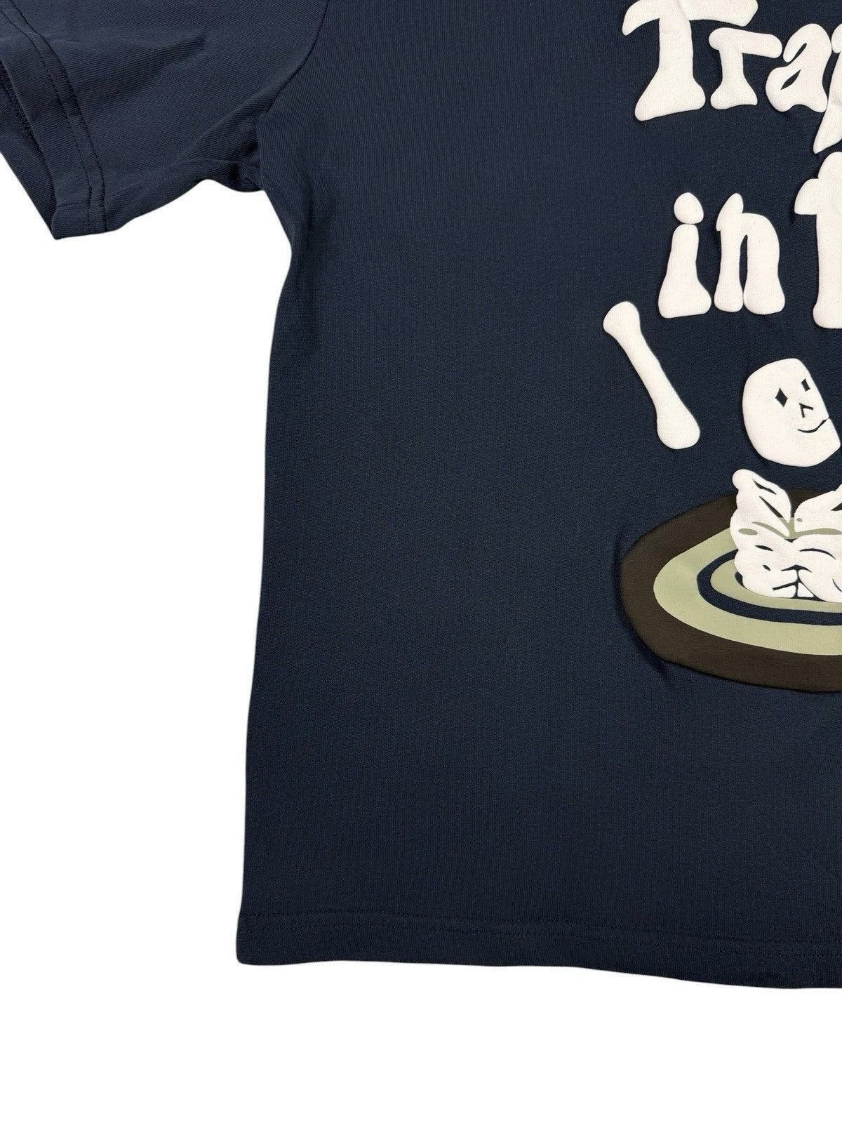 Broken Planet Blue Trapped In Time Graphic Top Medium