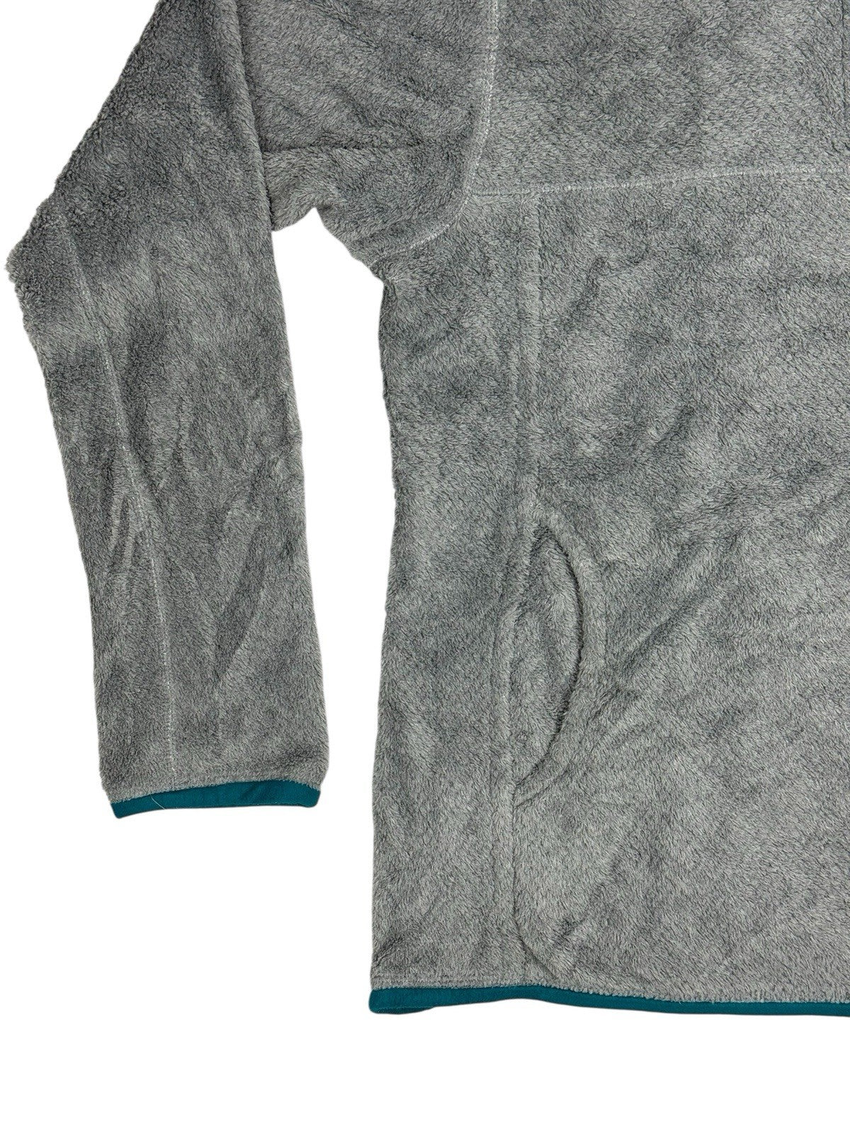 Patagonia Grey Snap Fleece Jumper Medium
