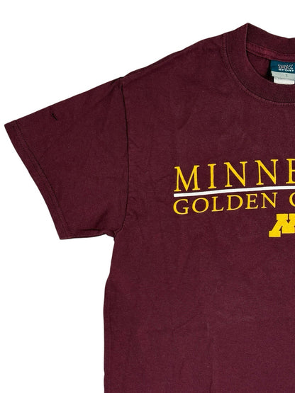 University of Minnesota Maroon Cotton Golden Gophers College Apparel Top Small
