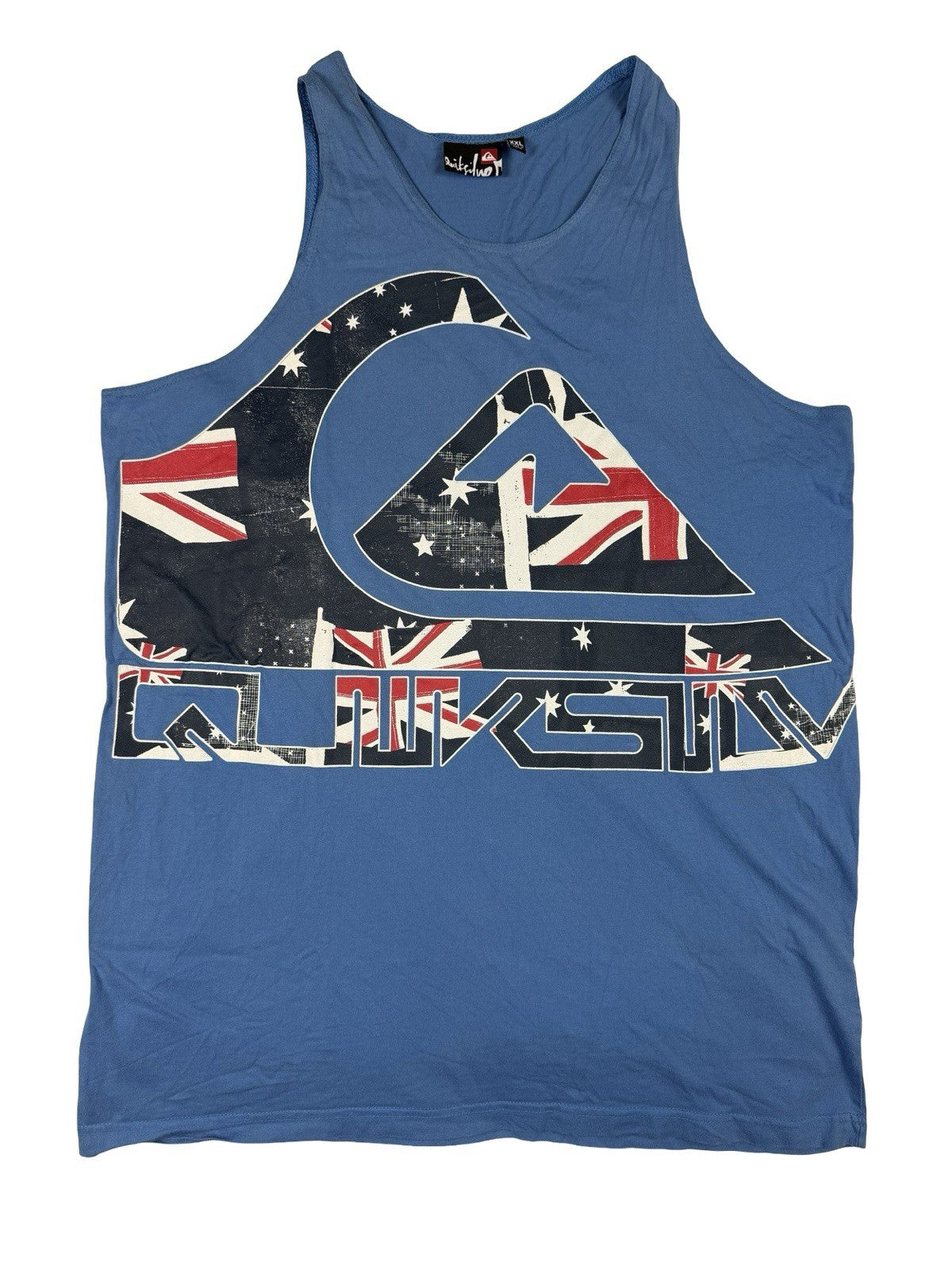 Quiksilver Retro Blue Australian Flag Sleeveless T-Shirt Tank Top 2XL