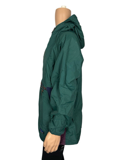 LL Bean Vintage Green Thinsulate Anorak Poncho Large
