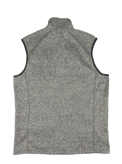 Eddie Bauer Grey Zip Polyester Gilet Body Warmer Large