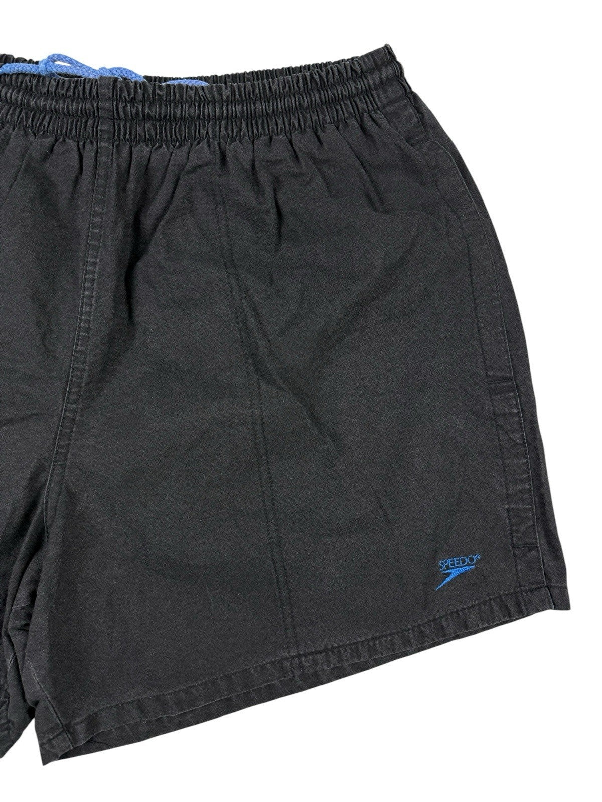 Speedo Vintage 90's Black Swim Trunk Shorts Large