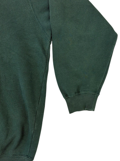 IZOD Green Retro Embroidered Cotton Blend Jumper Medium