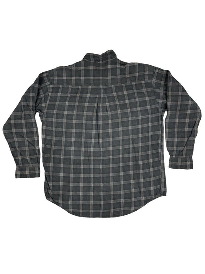 Timberland Cotton Purple Plaid Flannel Lumberjack Shirt Large