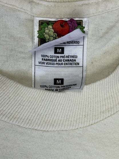 Fruit Of The Look Vintage Cream Heavy Cotton Nature Tours Top Medium