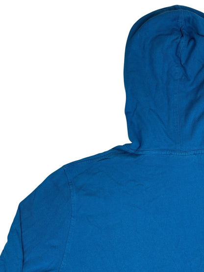 Champion Blue Printed Hoodie Large