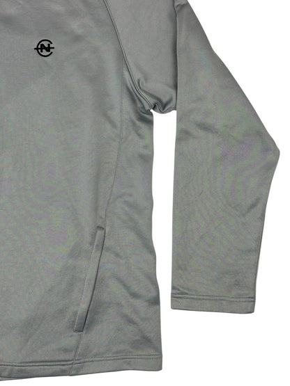 Nautica Competition Grey Quarter Zip Jumper Large