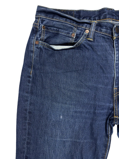 Levi's 514 Classic Straight Fit Blue Denim Jeans 36W 32L