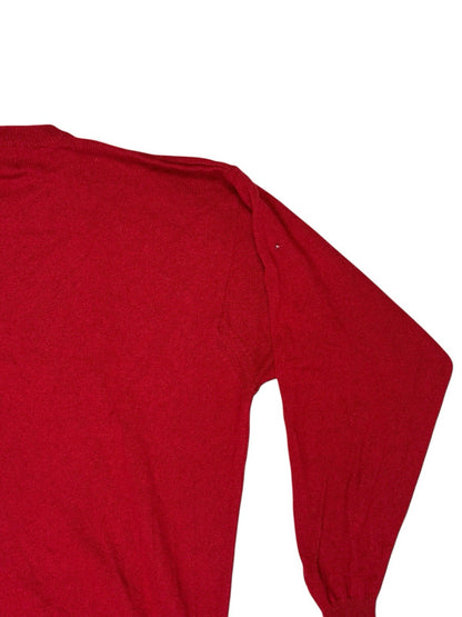 Reebok Red Retro Wool Golf Jumper XL