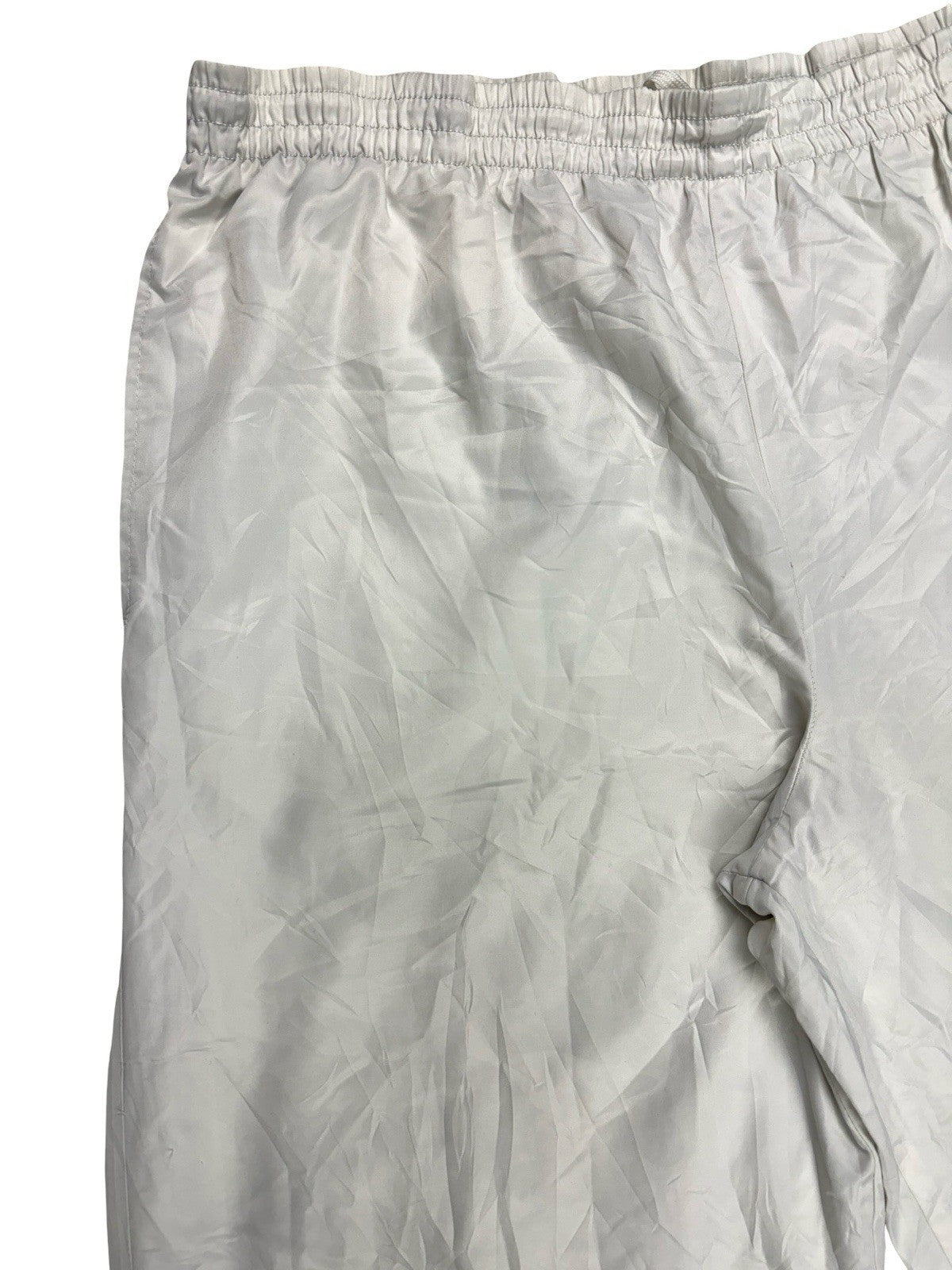 Nike Vintage 90s White Lined Tracksuit Bottom Trousers XL