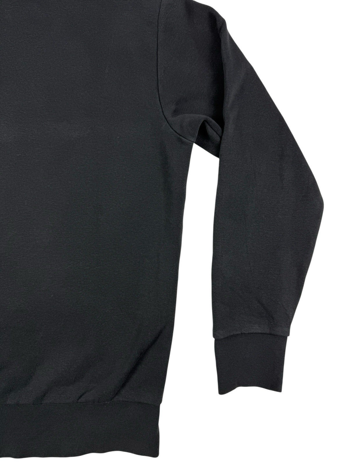 Adidas Black Big Printed Logo Pullover Hoodie Medium