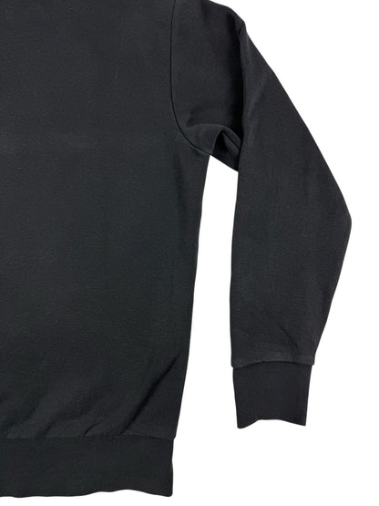 Adidas Black Big Printed Logo Pullover Hoodie Medium