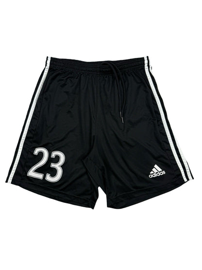 Adidas Black Primegreen Polyester Football Sport Shorts Medium