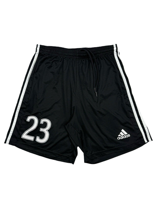 Adidas Black Primegreen Polyester Football Sport Shorts Medium