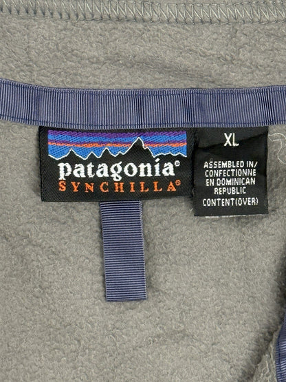Patagonia Grey Retro Synchilla Fleece Pullover Jumper XL