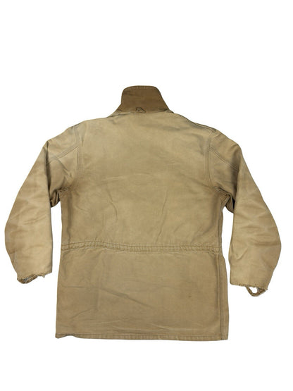 Carhartt PB1321 Tan Washed Duck Trail Parka Blanket Lined 90s Jacket Large