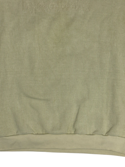 Reebok Retro Cream 1/4 Zip Knit Jumper Medium