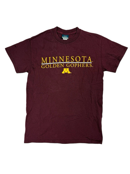 University of Minnesota Maroon Cotton Golden Gophers College Apparel Top Small