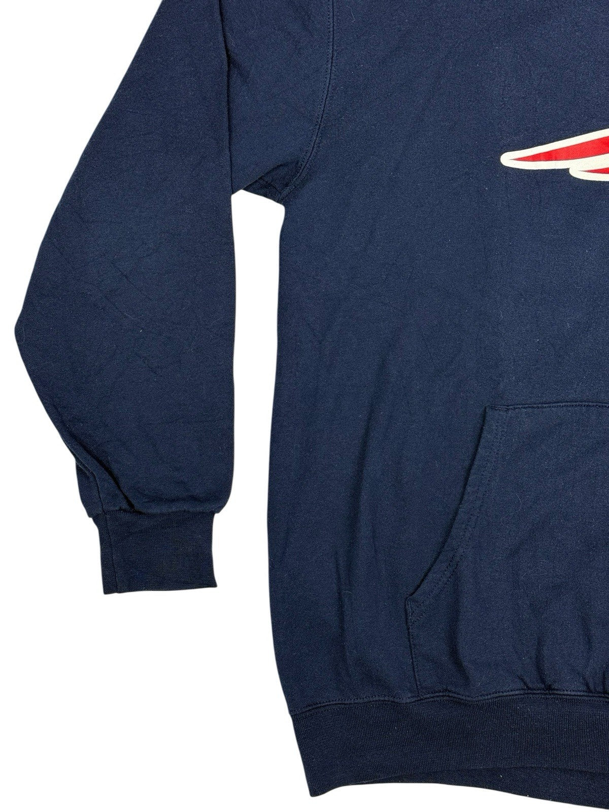 NFL Blue New England Patriots Printed American Football Hoodie Medium