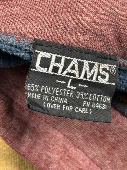 Chams Vintage Multicolour Jumper Sweatshirt Colourblock Large