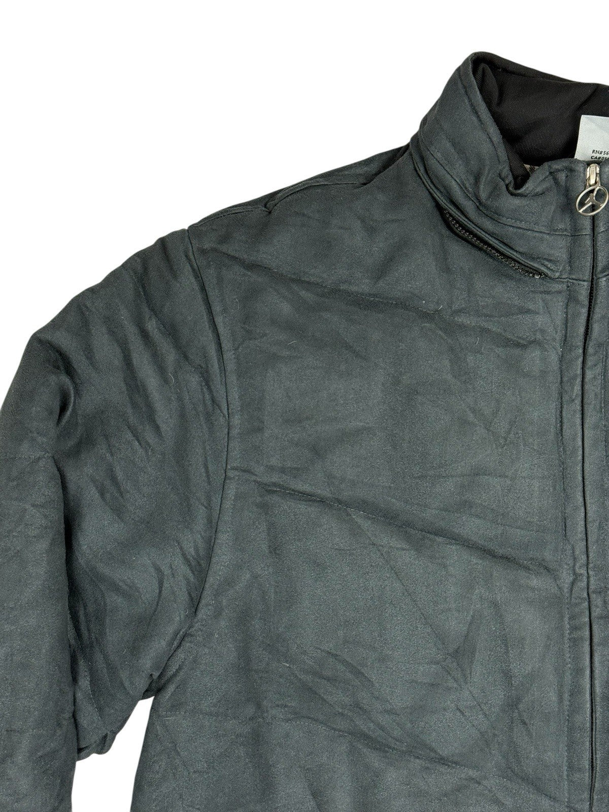 Nike Air Jordan Retro Grey Plaid Lined Puffer Jacket Small