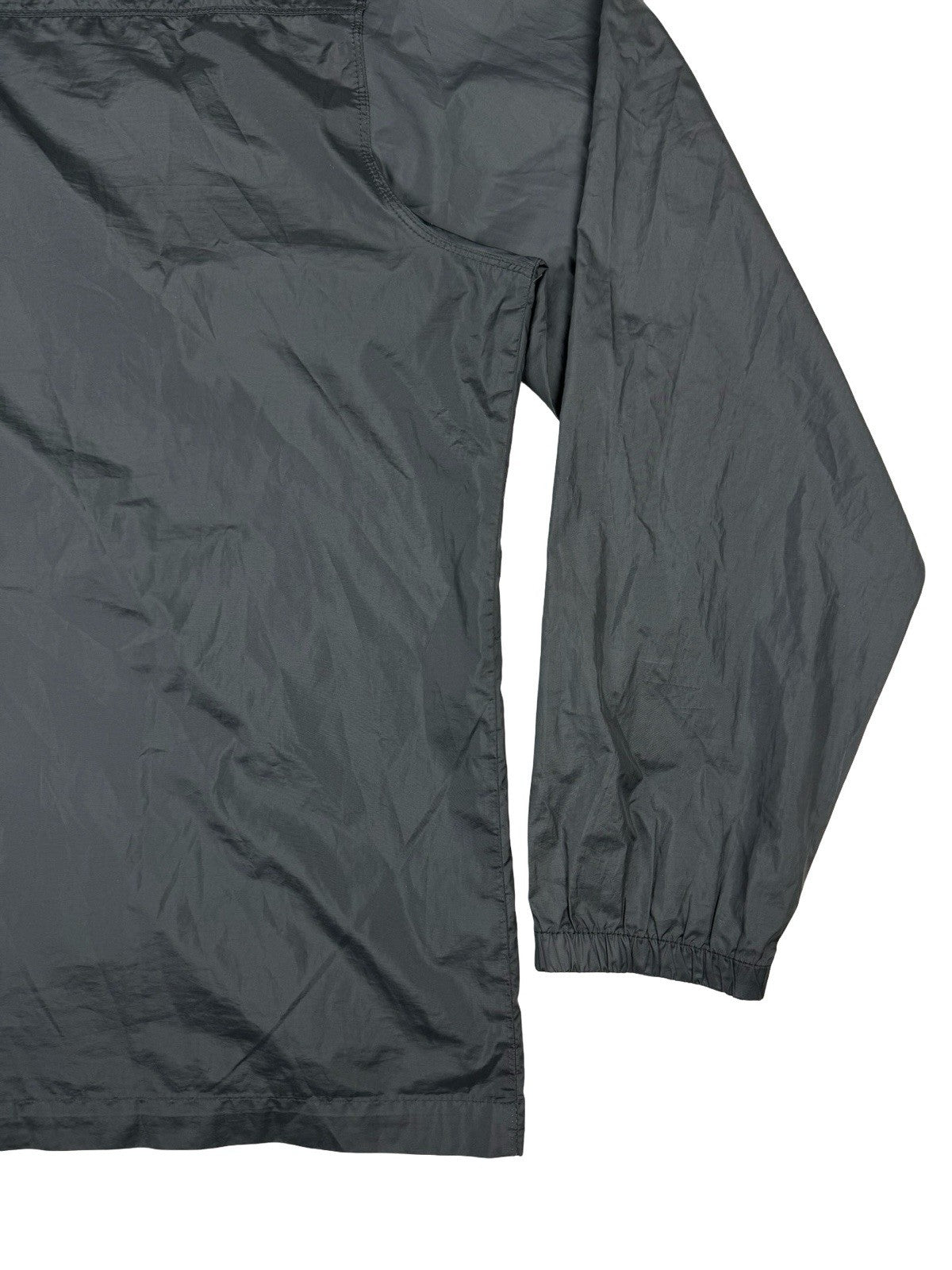 Columbia Grey Polyester Hooded Zip Rain Jacket XL