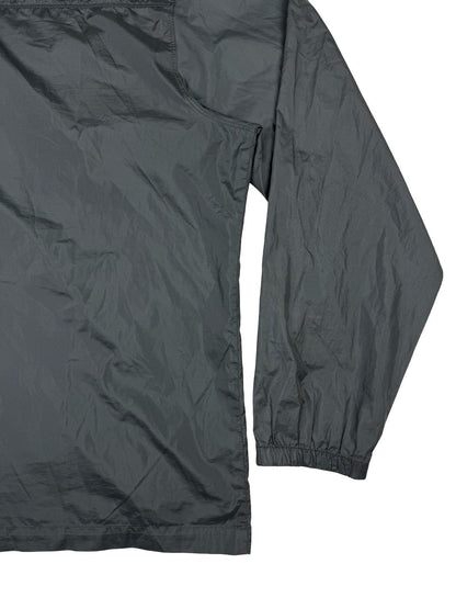 Columbia Grey Polyester Hooded Zip Rain Jacket XL