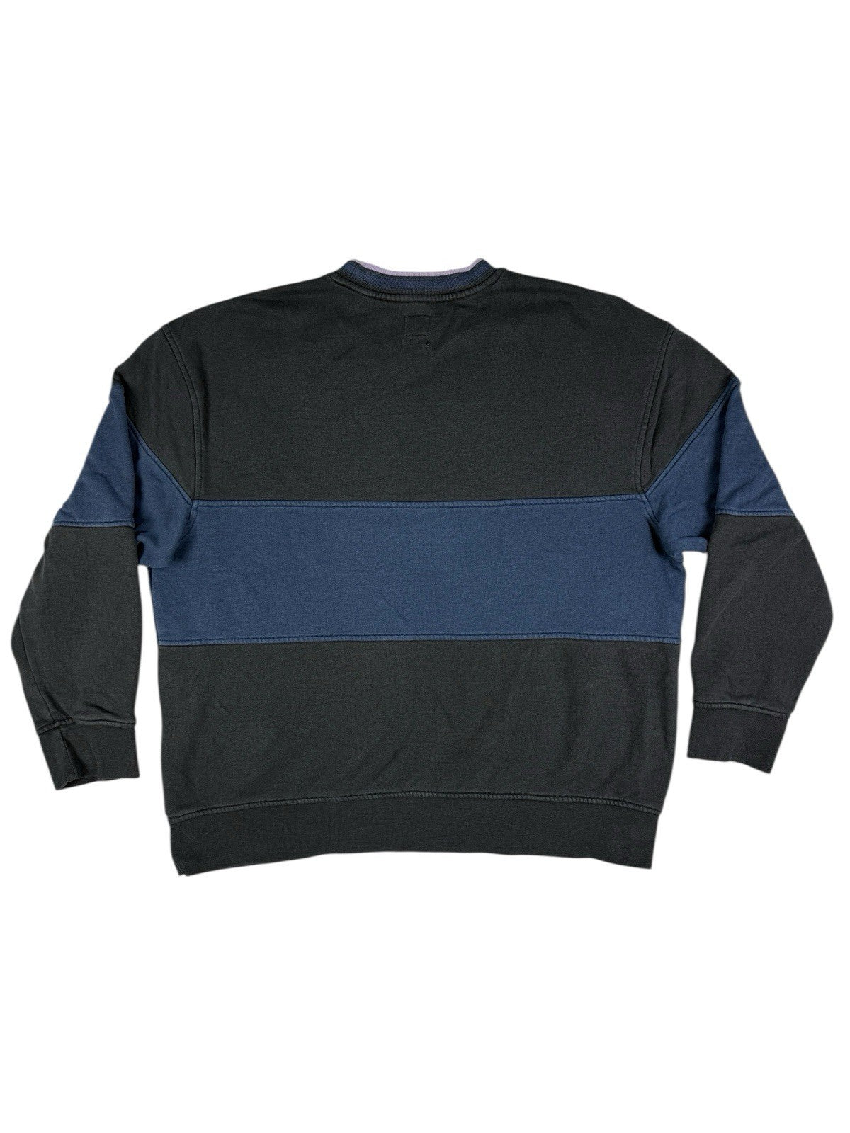Levi's Black Colourblock Embroidered Relaxed Fit Jumper Large