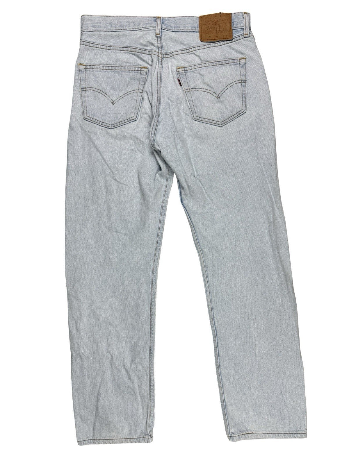Levi's 501 Light Blue Vintage 00's Straight Leg Denim Jeans 33W 30L