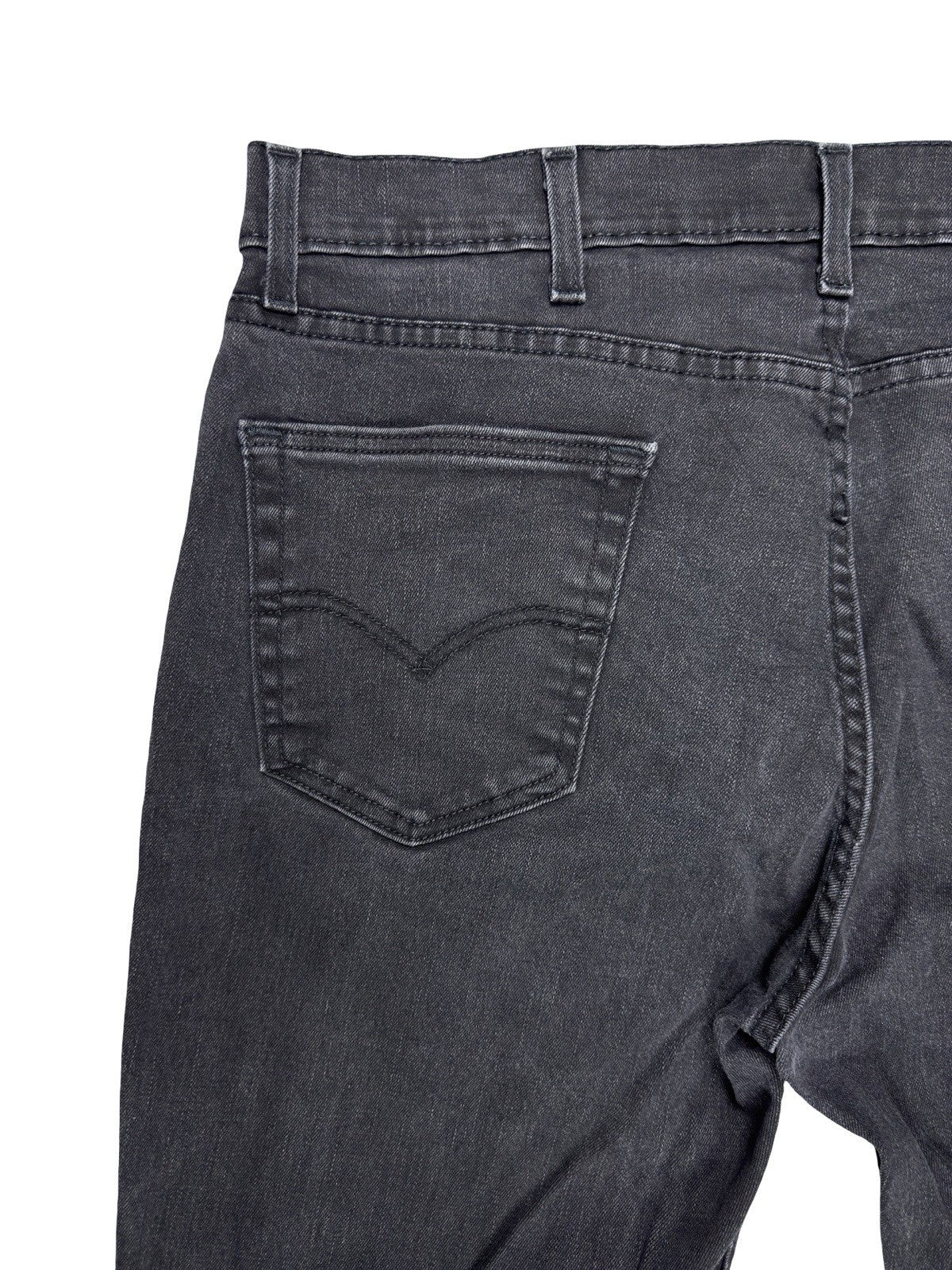 Levi's 511 Slim Fit Straight Leg Black Denim Jeans 38W 30L