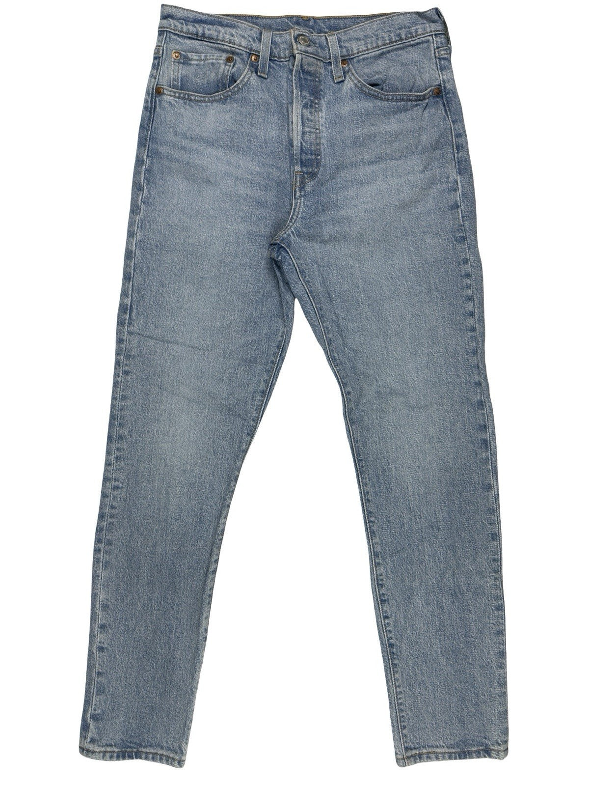 Levi's 501 Women's Skinny Taper Fit Blue Denim Jeans 28W 28L