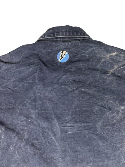 Carhartt Blue FR 101623 410 Workwear Insulated Jacket Distressed XL